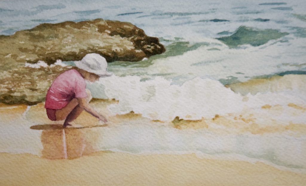 Watercolour Ruby VICKI RATCLIFF Artist