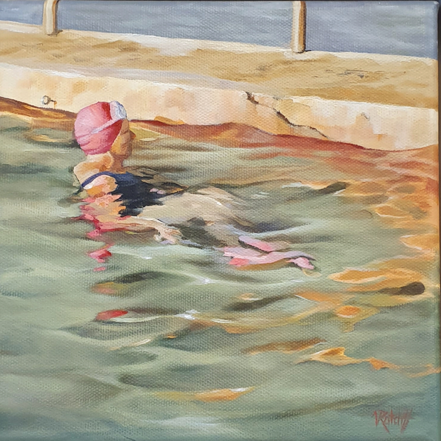 Oil "Beautiful In" VICKI RATCLIFF Artist